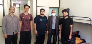 بازدید مسئولین محترم حراست و معاون آموزشکده فنی و حرفه ای پسران بروجرد از سرای دانشجویی الغدیر 3