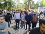 مراسم باشکوه تشییع پیکر مطهر پنج تن از شهدای والامقام حمله ددمنشانه و جنایتکارانه رژیم غاصب صهیونیستی  5